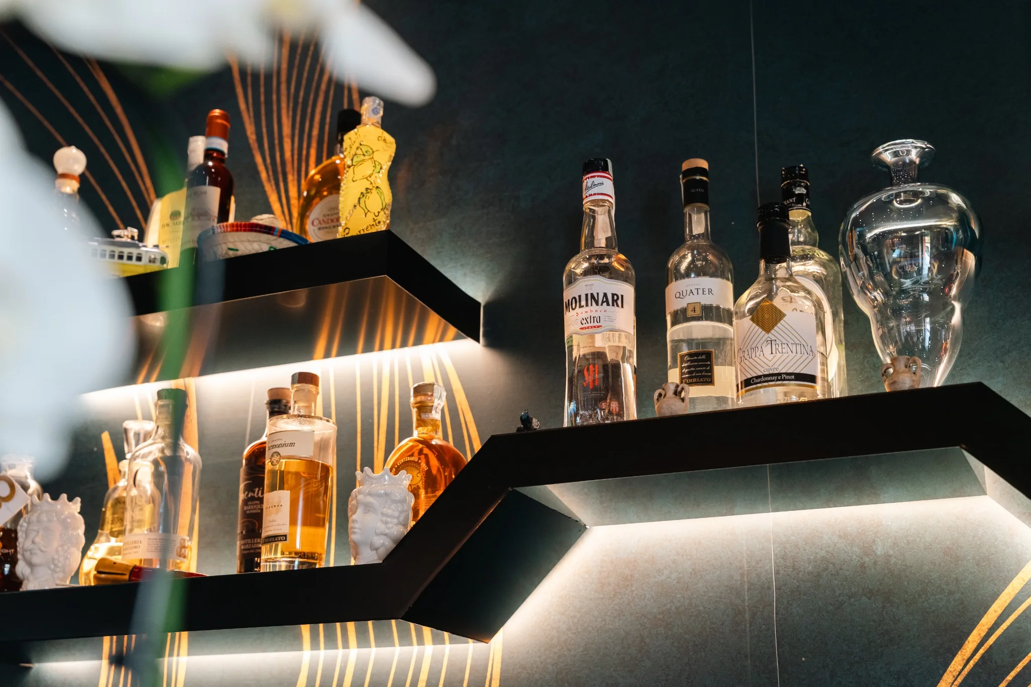 Wine and spirits selection